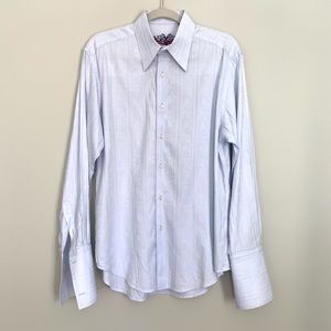 Robert Graham | Men’s French cuff dress shirt, lg